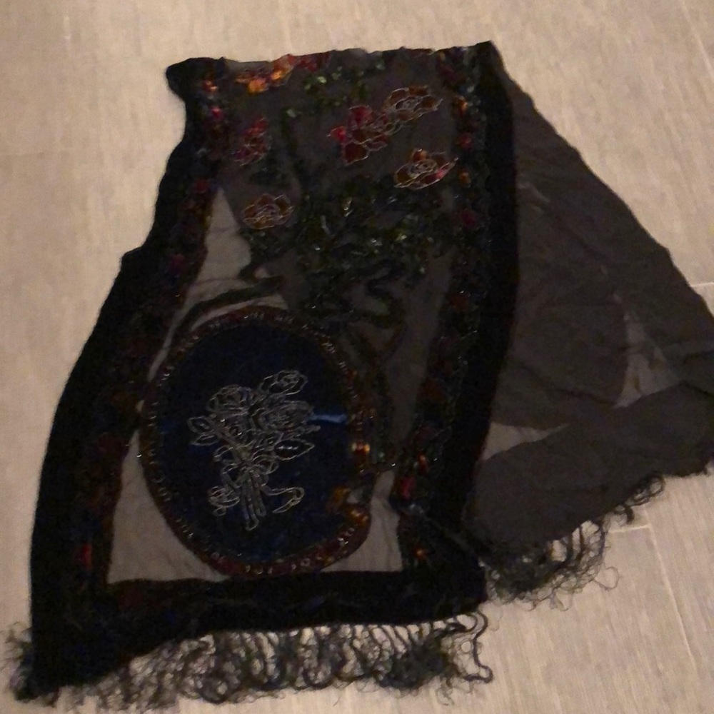100% silk scarf for a evening gala